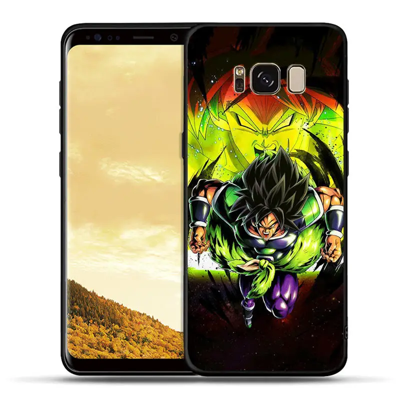 Черный силиконовый чехол для samsung Galaxy S10e S10 S9 S8 Plus Note 8 9 S7 Edge чехлы для телефонов Dragon Ball Z из аниме Goku Super D