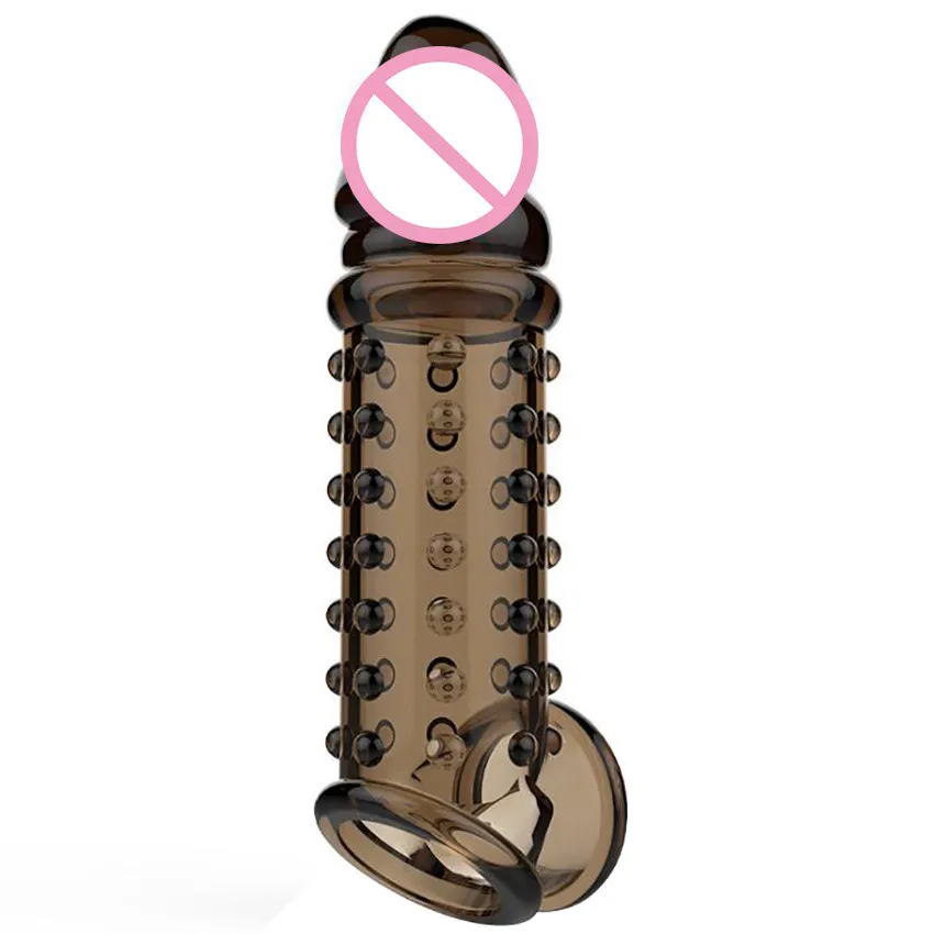 Вибрирующий удлинитель пениса для точки G искусственные рукава презервативы