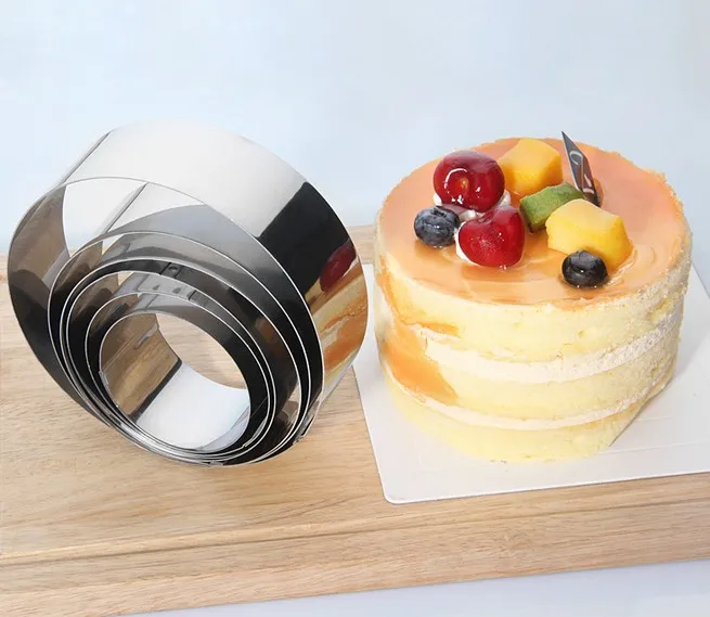 

6pcs/lot S/Steel Round Cutter Set Cutting Mould Cake Decoration Tool Cookie Cutter Cookie Tools Cake Egg Tart Molds KX 180