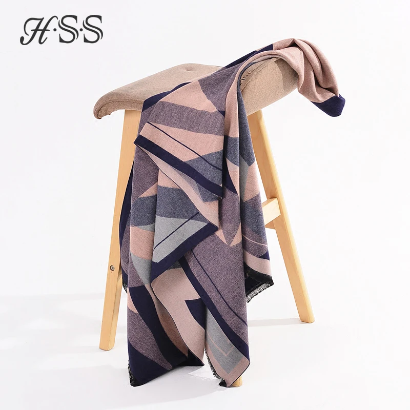 HSS Высокое качество осень и зима новейший геометрический кашемировый женский