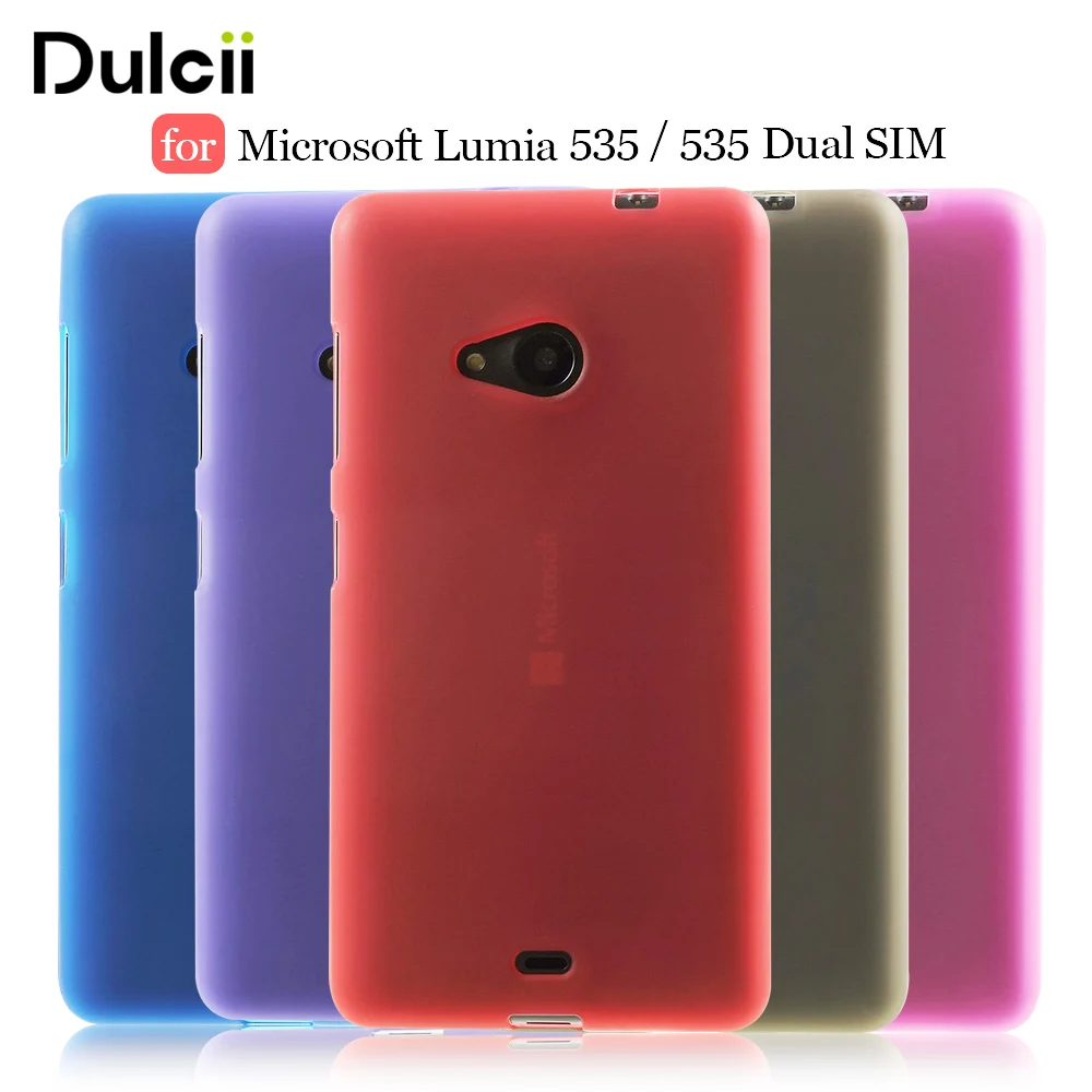 Dulcii чехол Чехол для microsoft Lumia 535 дешевые матовый из термопластичного полиуретана
