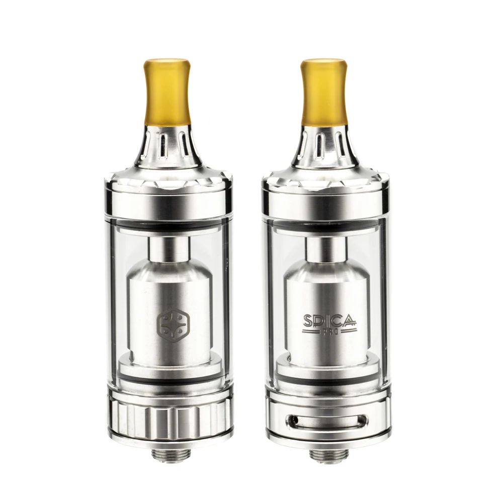 Электронная сигарета распылитель Spica Pro MTL Ремонтопригодный Vape бак 22 мм 3 мл