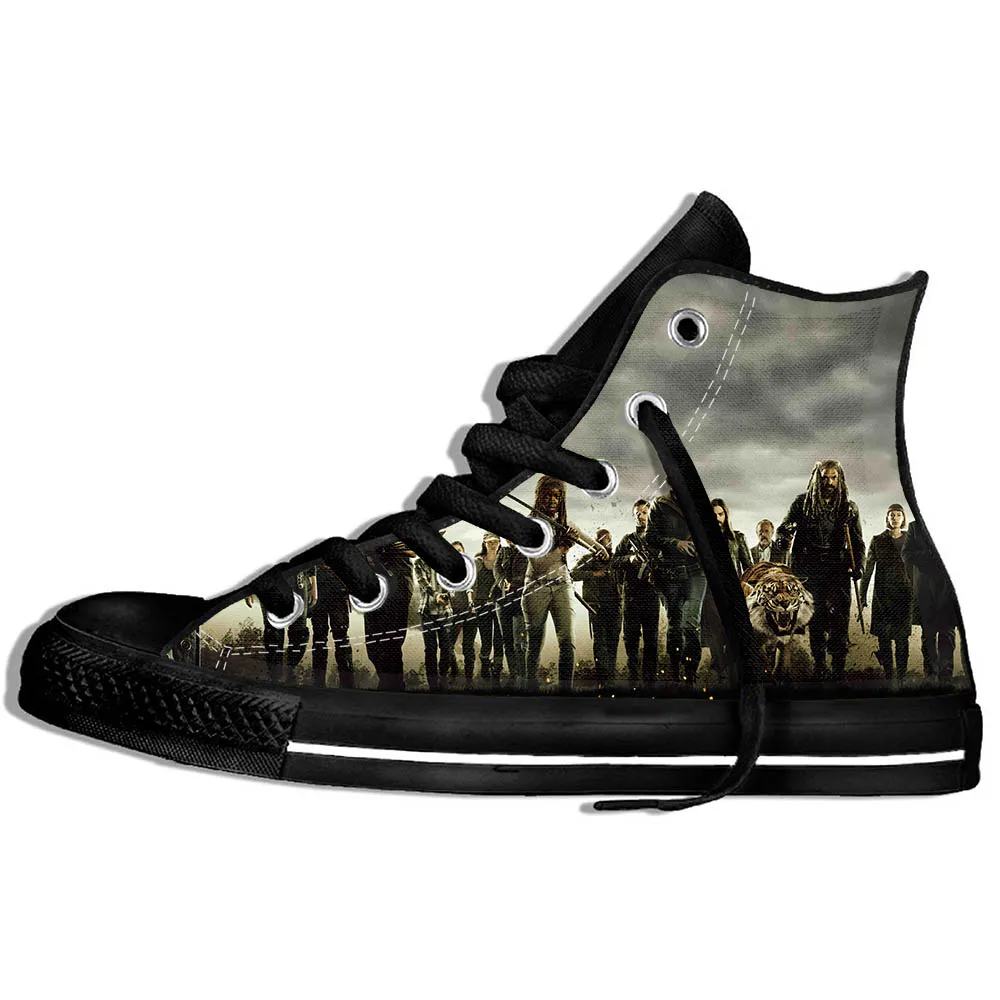 Walking Dead Sneakers 3d Wen Casual shoes Streetwear Hip Hop Funny Shoes Summer Fashion 2019 New | Обувь