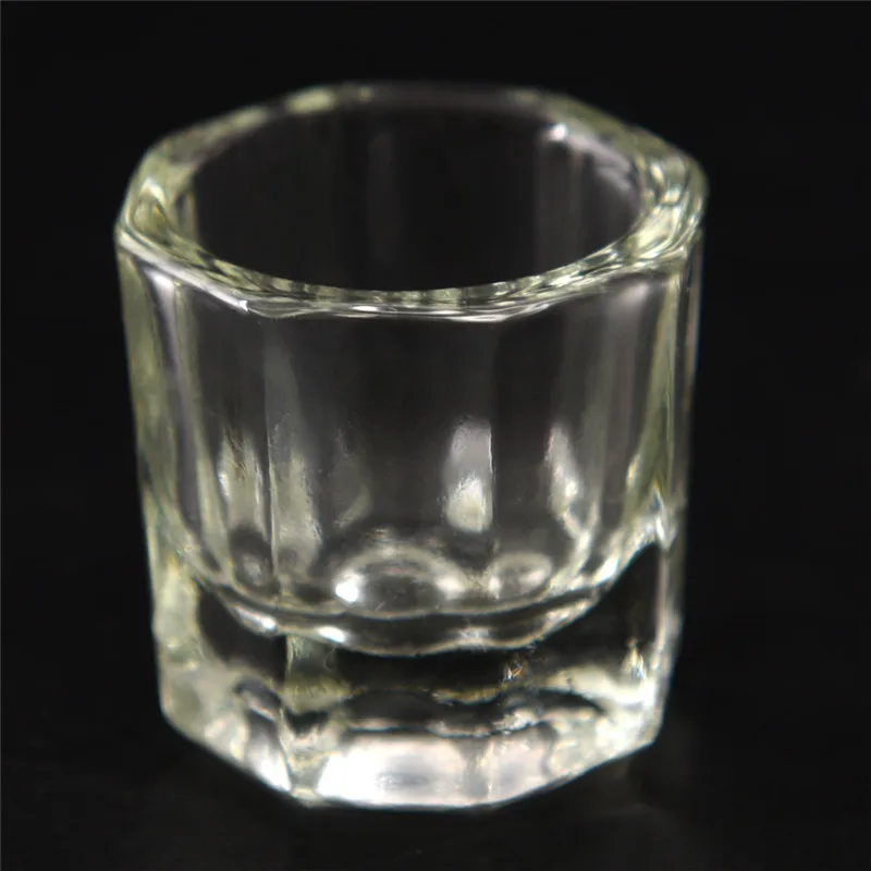 

1PC Acrylic Powder Dappen Dish Acrylic Liquid Glass Crystal Glass Cup For Acrylic Nail Art Clear White Color Transparent Kit