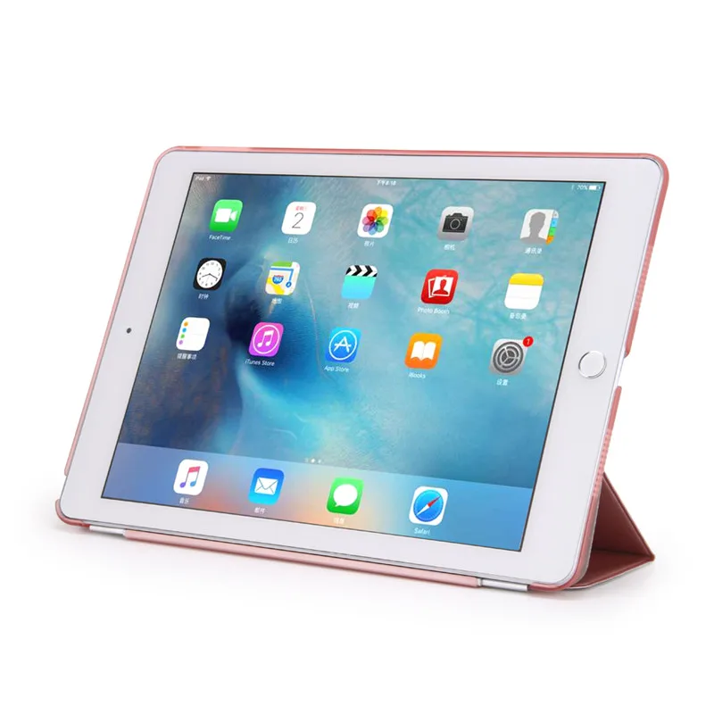 Redlai модный Ультра тонкий магнитный передний умный чехол с матовой прозрачной