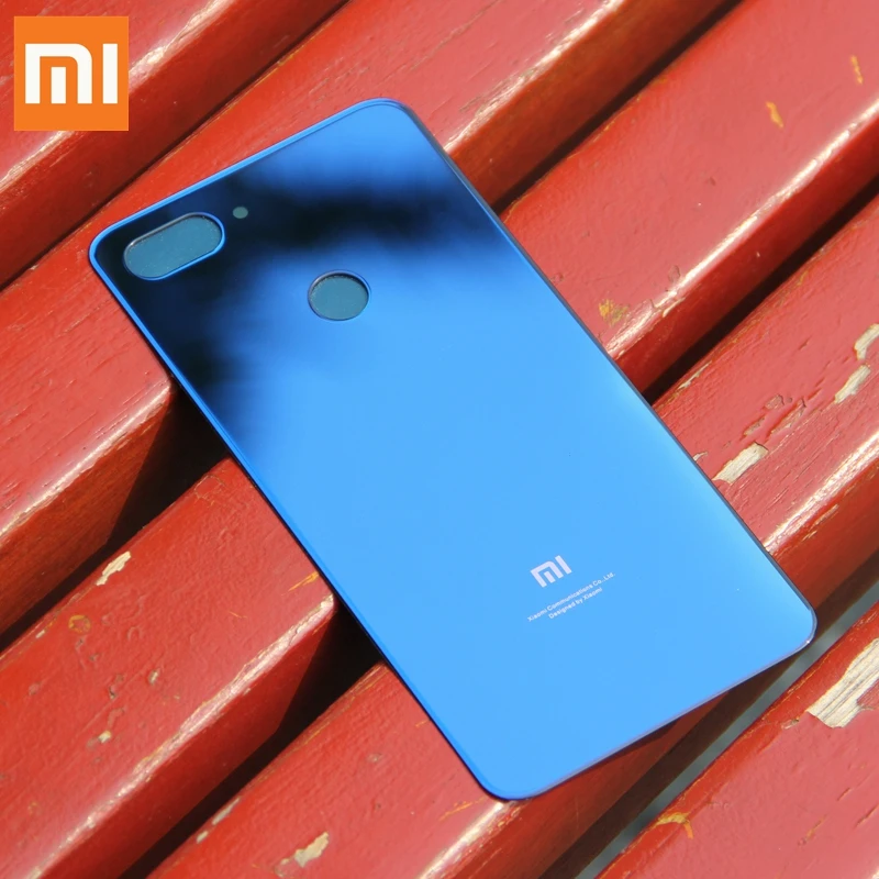 Xiao mi, стеклянная задняя крышка для Xiaomi mi 8 Lite mi 8 Lite, задний корпус, защитная задняя крышка, чехол для телефона