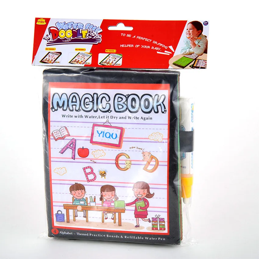 1 шт. многоразовые Волшебная водная тканевая книга с ручкой обучающие игрушки для