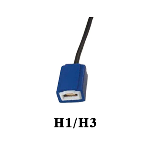 H1 H3 Hippcron(2 шт./лот) Керамика гнездо для H1/H3/H4/H7/H8/H11/9005/9006 Лампа соединитель автомобильных ламп - Название цвета: H1 H3