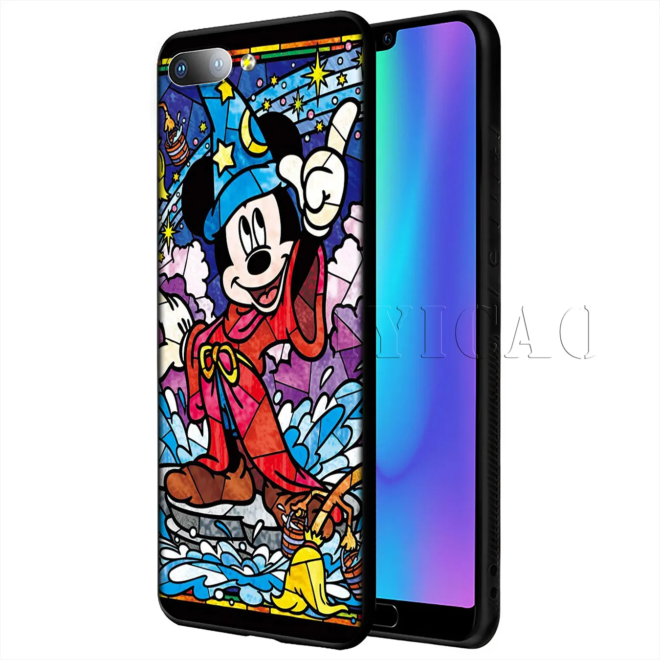 fairy tale stained Alice Stitch Mickey Mouse Marie Cat Princess Case for Huawei P20 Pro P10 P8 P9 P30 Lite Mini 2017 Smart 2019 |