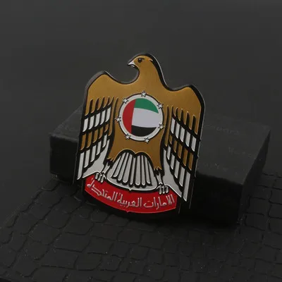 UAE Германия, Франция, Италия, Россия, Греция, Канада, Англия, ОАЭ, Национальный флаг, алюминиевая эмблема, Этикетировочная наклейка, украшение для стайлинга автомобилей - Цвет: UAE