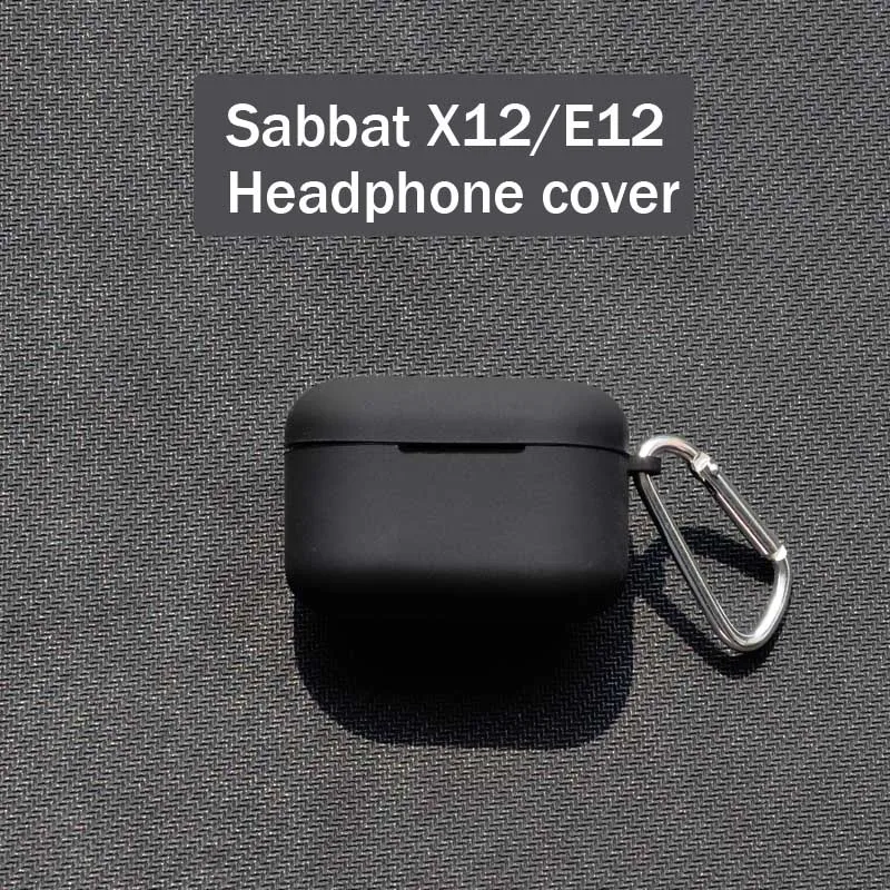 Черный Беспроводные наушники Sabbat 5,0, bluetooth-наушники, силиконовый чехол для sabbat E12 sabbat X12 - Цвет: Черный