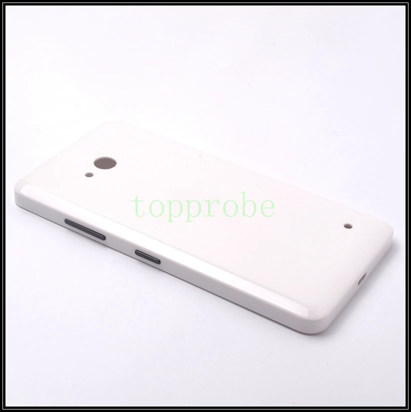 white Чехол на заднюю крышку батареи для Nokia 640, чехол на заднюю панель для microsoft lumia 640, чехол на заднюю крышку с 1х пленкой для экрана - Цвет: white