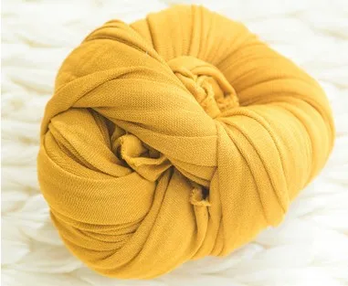 yellow 40*160 см хлопок мягкий, для новорожденного ребенка реквизит для фотосъемки стрейч обертывание младенческой фотосессии Аксессуары Одежда сувениры recuerdos - Цвет: yellow