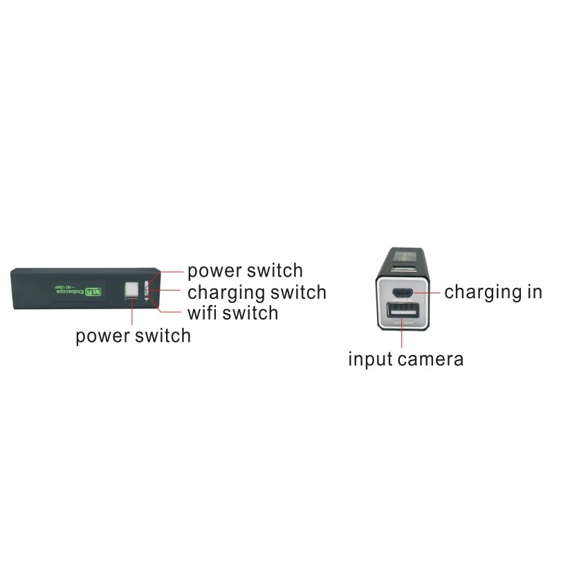 USB Endoscope Camera HD 1200P IP68 Tube Wifi Borescope Inspection Android and IOS Snake Video | Безопасность и защита