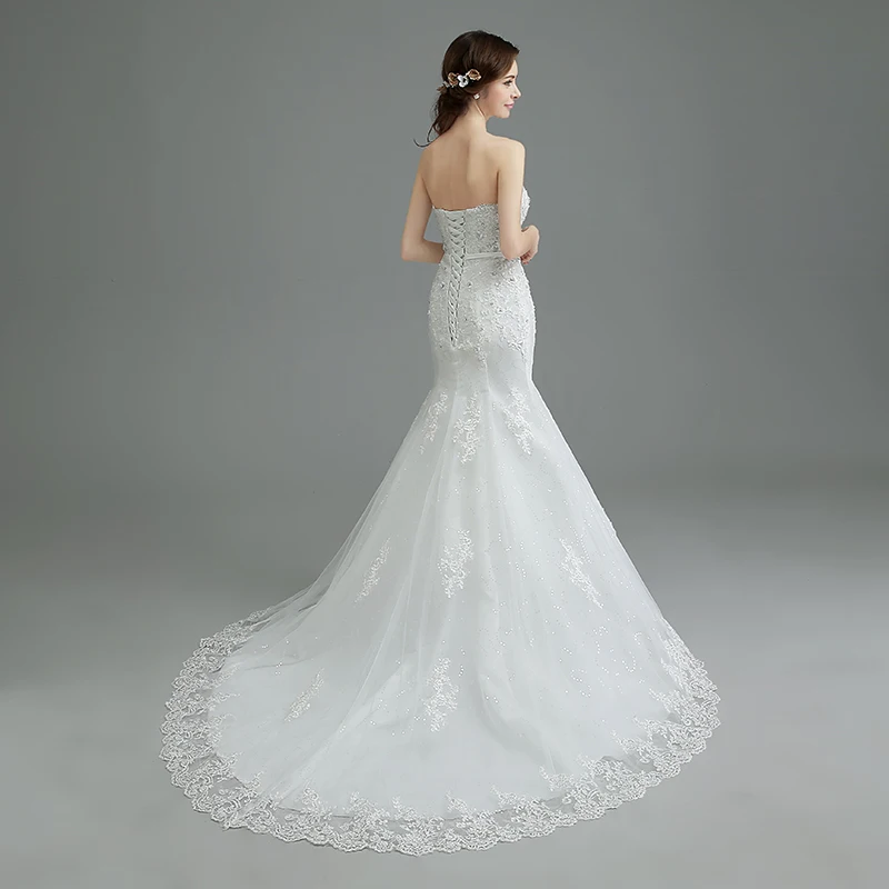 Robe De Mariage 2019 милое платье без рукавов с бусинами праздничное поясом Vestido Noiva
