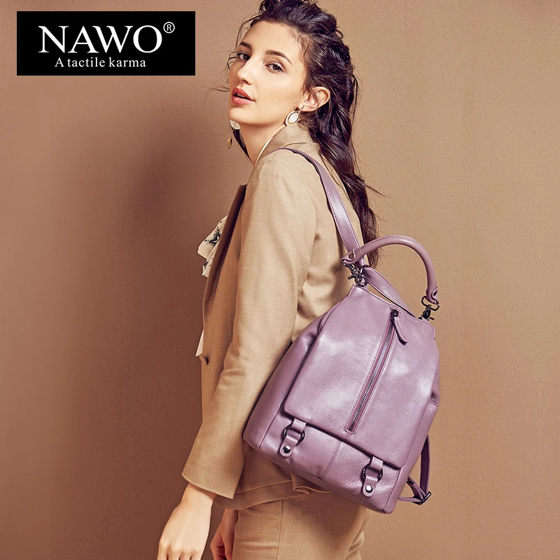 НАЖО Новый известный бренд рюкзак Для женщин рюкзаки модные однотонные школьные