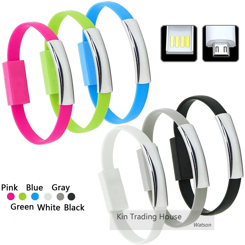 Данных Зарядное устройство кабель для iPhone Мини короткие плоские браслет Micro