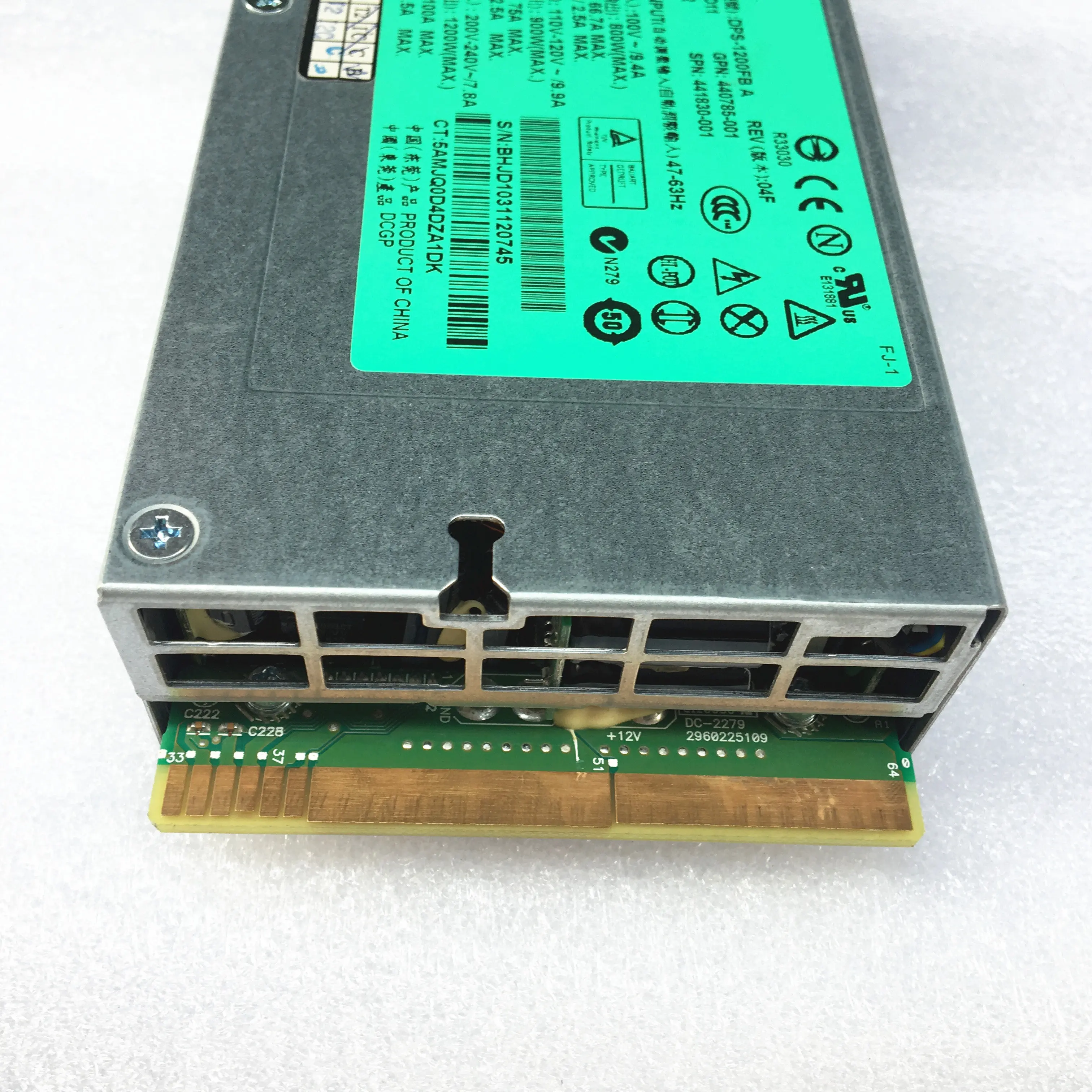 DL580G5 12V сервера Мощность DPS 1200FB в 438202 001 441830 440785 аккумулятор большой емкости 12В 100A