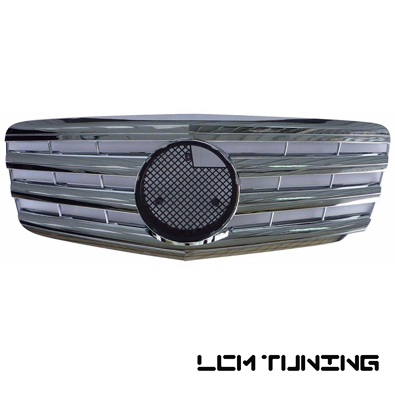 CL стиль черный/серебристый/белый/Хромированный передний бампер гоночная решетка