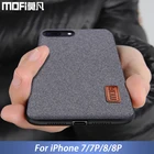 Чехол MOFi для iphone8 iphone 8 plus, чехол с силиконовым краем, противоударный деловой мужской чехол-накладка для iphone 8 P 7 plus, чехол для iphone 7