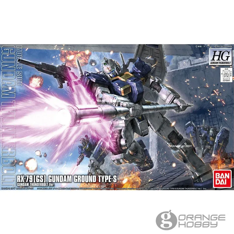 OHS Bandai HG Thunderbolt 13 1/144 RX79 GS Gundam наземный type S Мобильный костюм сборные модели