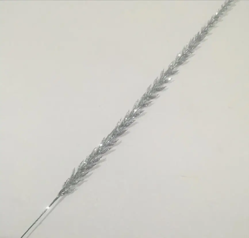 20 шт Блестящий Порошок пшеничный Спайк ветка листьев для цветочной композиции