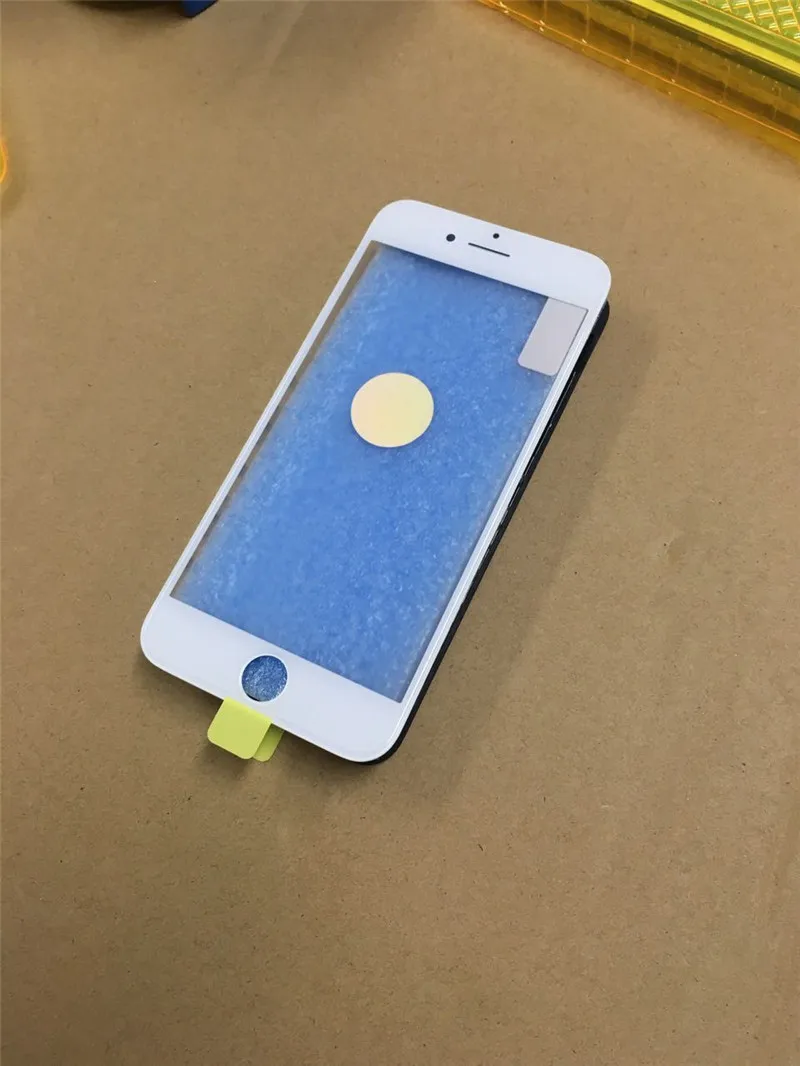 20 шт. холодный пресс для iPhone 8 8p внешнее стекло со средней рамкой и OCA