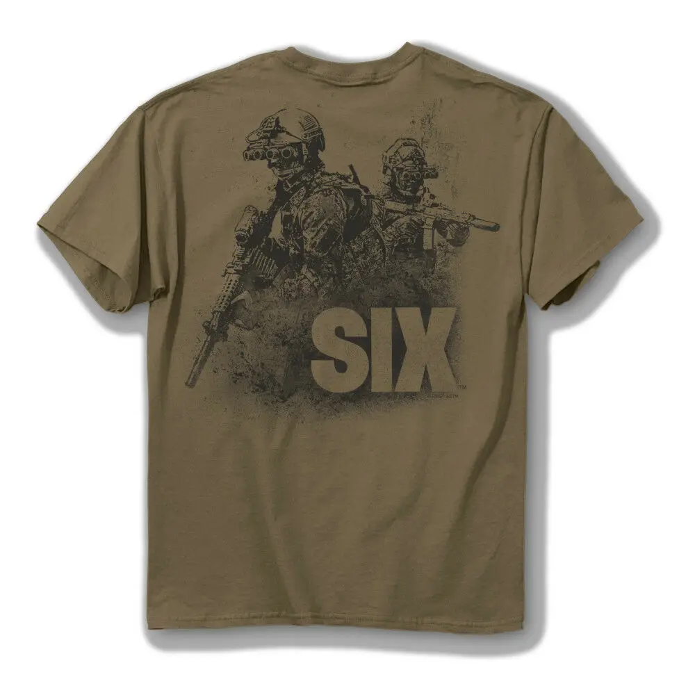 Забавная Двусторонняя Новинка 2019! Мужская графическая футболка военная