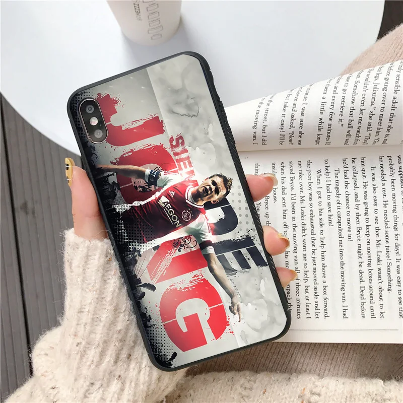 Yinuoda Ajax Team чехол для телефона рисунок Frenkie de Jong силиконовый мягкий ТПУ iPhone X XR XS MAX 7 8