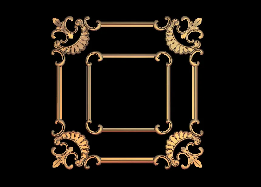 Пластина 3D рельефная модель в формате STL ЧПУ роутер резьба гравировка Artcam aspire