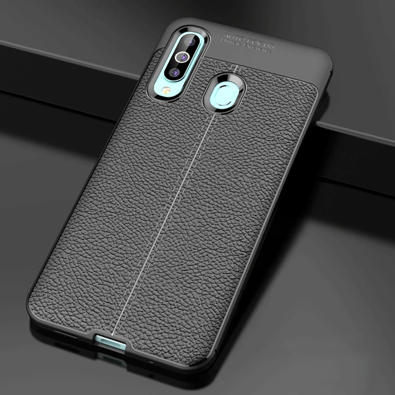 YUETUO кожаный чехол для телефона samsung galaxy A60 A80 A90 A2 Core A260 A2Core A 60 80 90 силикон|Бамперы| |