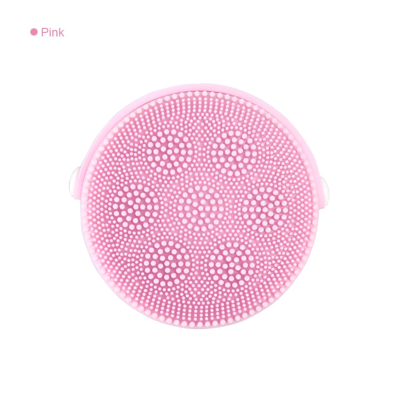 Pink SKINEAT силиконовая щетка для умывания лица электрическое устройство для массажа лица Вибрация пор грязь прибор для глубокой чистки Водонепроницаемый 6 режимов - Цвет: Pink
