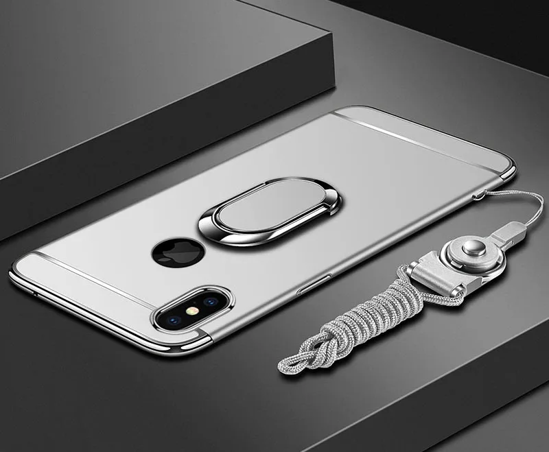 Ультратонкая крышка EPENA для iphone 11 pro Xs Max XR с покрытием из жесткого поликарбоната, чехол 3 в 1 для iphone x 7 8 6S 6 Plus, чехол с ремешком для телефона