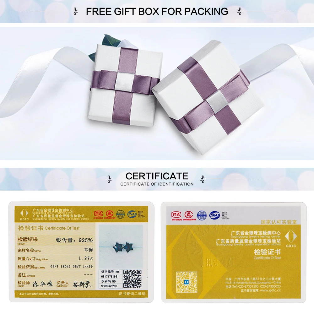 Женские винтажные серьги гвоздики VOROCO маленькие из стерлингового серебра 925