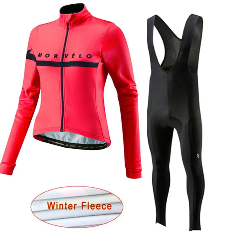 Женская велосипедная одежда из теплого флиса для велоспорта MTB maillot Ropa Ciclismo зима