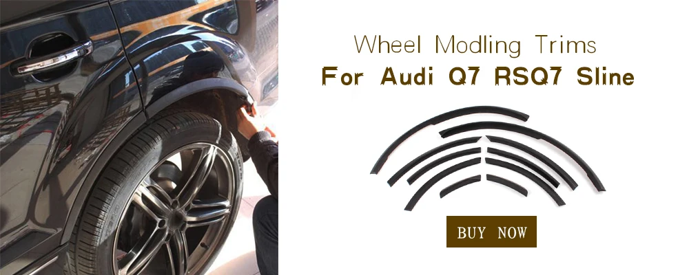 Накладки на колеса для Audi Q7 RSQ7 Sline 2006-, автомобильный стиль, полиуретановая колесная арка для бровей