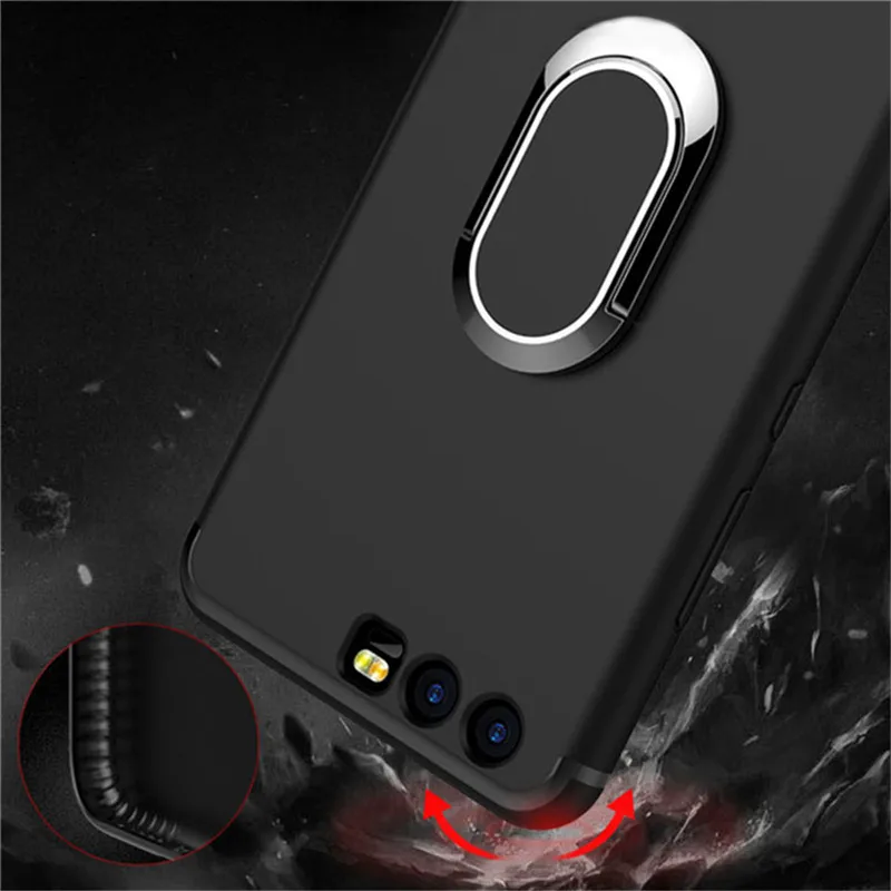Magnet Finger Ring Case for huawei p20 lite pro mate 20pro Silicone Hard PC Cover With Holder Huawei p10 honor 8 9 10 |