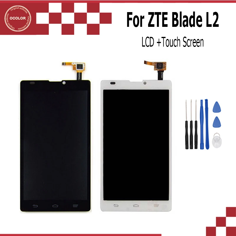 Ocolor для zte лезвие L2 ремонтный модуль ЖК дисплей и сенсорный экран отличные