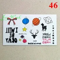 7 шт./лот 100 стилей водонепроницаемые временные татуировки наклейки татуировки s флэш-тату поддельные татуировки для женщин мужчин и детей