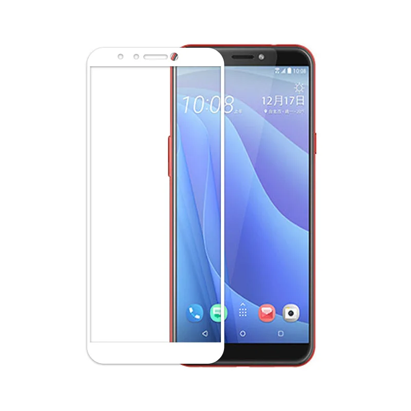 2 шт 3D закаленное стекло для HTC Desire 12S полное покрытие экрана Защитная пленка