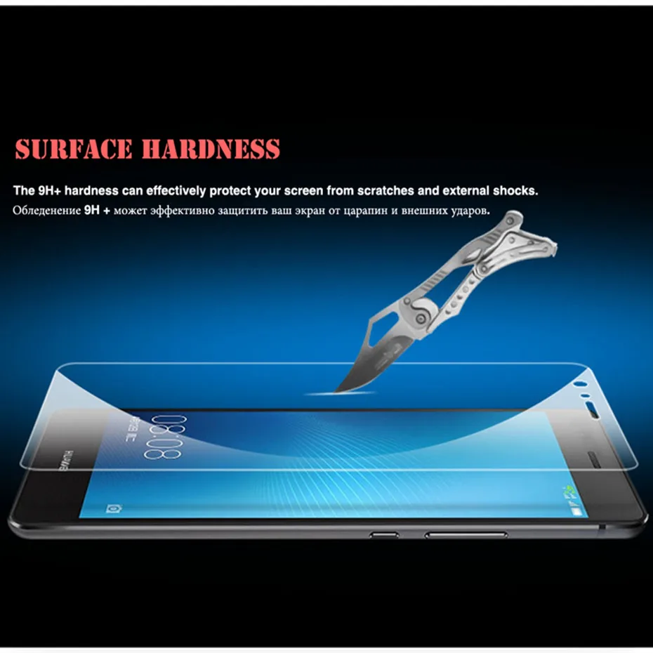 Защитная пленка из закаленного стекла для Huawei P9 Lite P8 P7 Honor 10 7C 6A 7X 7A 4X 4C honor 9 7 на экран.