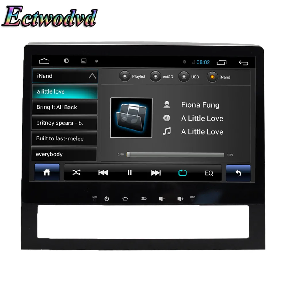 Ectwodvd 9 дюймов Восьмиядерный Android 8 1 Автомобильная dvd навигационная система Радио
