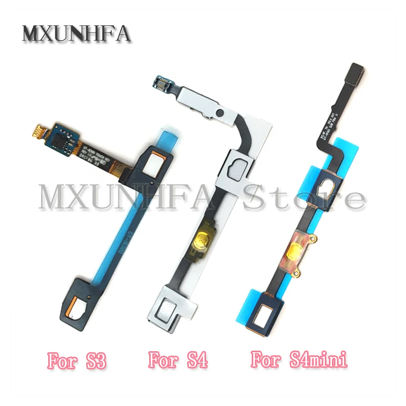 Гибкий кабель для кнопки Home Menu Samsung Galaxy S3 S4 Mini i9300 I9500 I9505 i9190 i9195 сменные детали