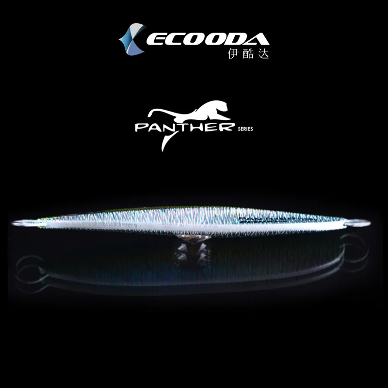 ECOODA металлическая рыболовная приманка в виде пантеры с алмазным глазом 60 г 100 140 180