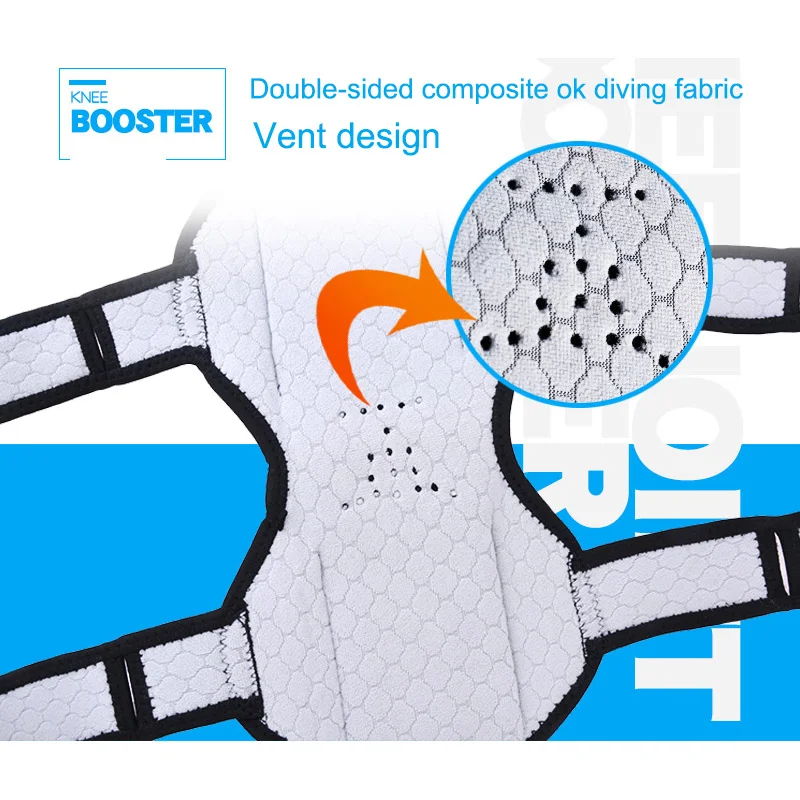 Высокое качество наколенник 1 пара коленной чашечки пружинный коленный бандаж