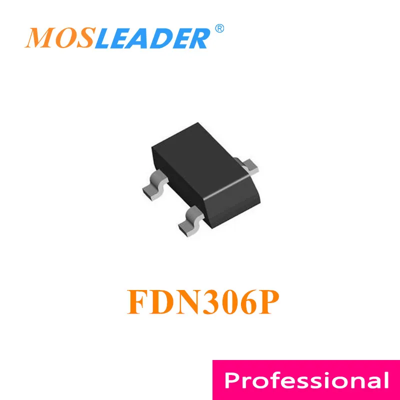 Mosleader FDN306P SOT23 3000 шт. FDN306 P-Channel 12 В сделано в Китае высокое качество | Электроника