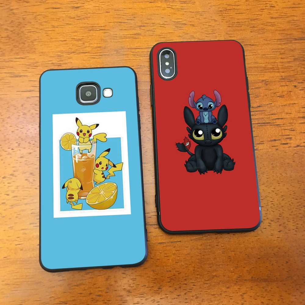 Мультяшный Ститч чехол для телефона iphone 5 6 7 8 6s plus 7plus 8plus силиконовый мягкий ТПУ X XR