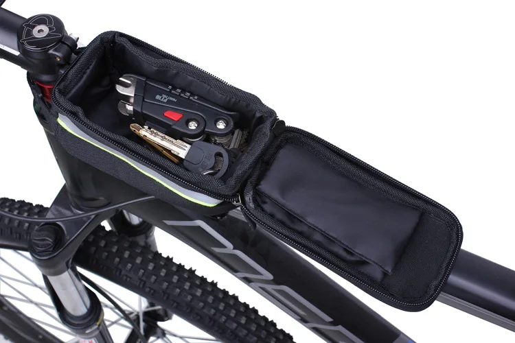 Велосипедная сумка с сенсорным экраном для горного велосипеда на трубке