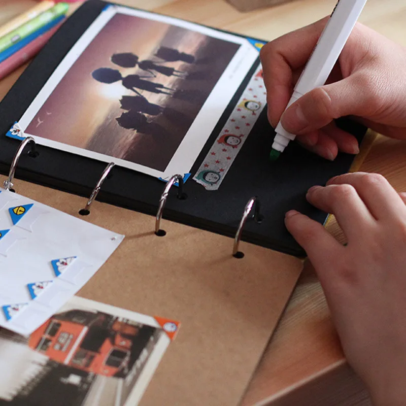DIY Фотоальбом скрапбук крафт бумага рождественские подарки новый год День