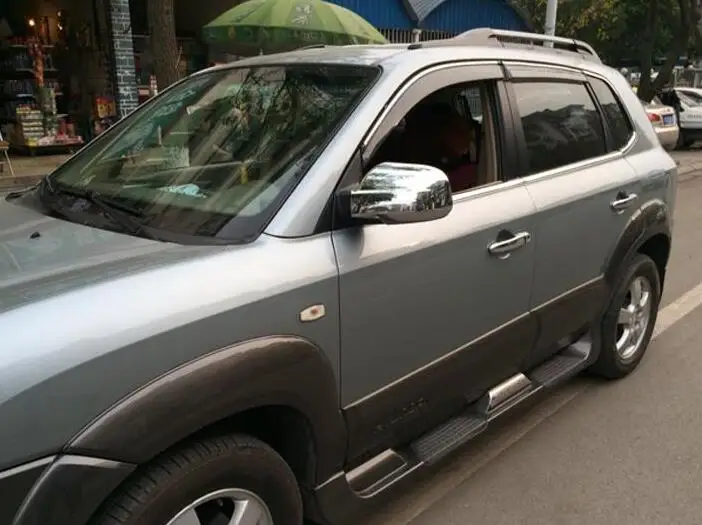 Зеркальный чехол для Hyundai Tucson декоративные рамки 2004 2005 2006 2007 2008 автозапчасти